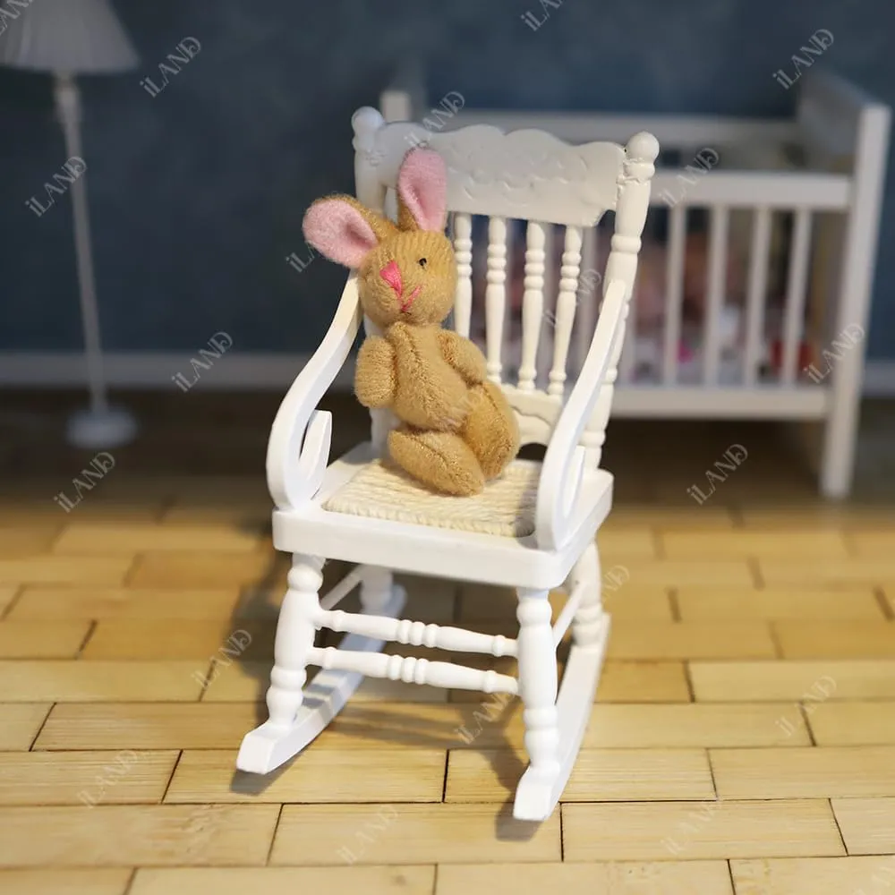 iLAND Miniature Dollhouse Accessories, 240pcs Varnished Dollhouse Flooring on 1:12 Scale with Natural Texture, 1/6 House Accessories (240pcs Rectangular)