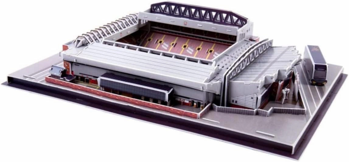 ISFIBA Classic Football Stadium - 3D Paper Model Building Kit, Soccer Club Venues, Souvenir Gift, Handmade Puzzle Ornaments, Cardboard Model (Anfield Stadium)