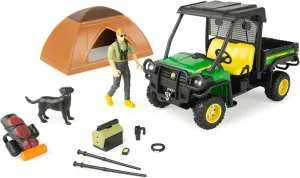 John Deere Big Farm Outdoor Adventure Toy Playset- 1:16 Scale - Includes Gator RSX 860i, Camping Accessories, and Two Toy Figures - John Deere Toys - Ages 8 Years and Up