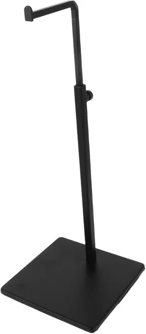 jojofuny Black Doll Stand Holder Adjustable Miniature Display Rack for Sculptures Action Figures Collectibles Sturdy Support for Home Exhibition Decor