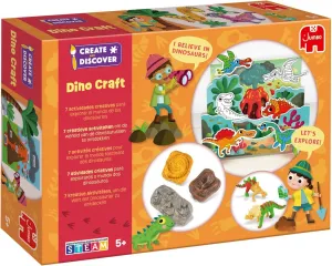 Jumbo 1110100287 Dino Craft Set for Children, Multi-Colour