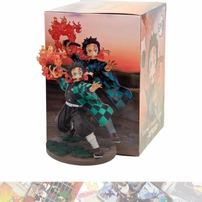 Kamado Tanjir o: 16cm Exceed Creative Statue Figurine Bundled with 1 A.C.G. Compatible Theme Trading Card (07074)