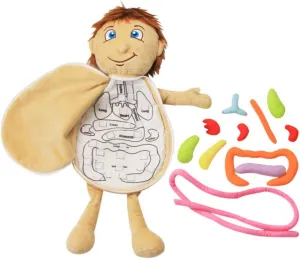 KESYOO Educational Plush Organ Puzzle Interactive Anatomy Teaching Tool for Preschool Learning Safe for Boys Present for Birthdays Holidays