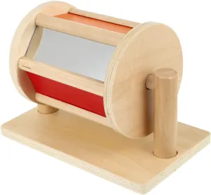 KESYOO Textile Drum for Lightweight Wooden Educational Plaything for Music Fine Motor Skill Development Safe for Parent Interaction