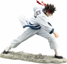 Kotobukiya TV Anime Rurouni Kenshin - Meiji Swordsman Romantic Tan, ARTFX J Sagaku Sanosuke, 1/8 Scale, PVC Pre-painted Complete Figure