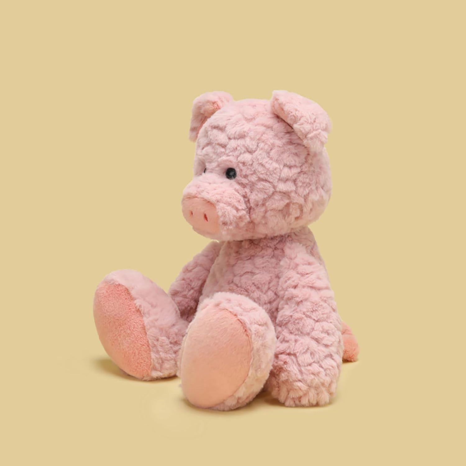 KUUDESOXX Adorable Fox Plush Toy - A Sweet and Cuddly Companion, Perfect as a heartwarming Gift for Birthdays and Special Occasions (Pink Pig)