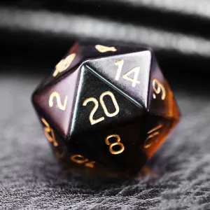 LANGWEI D&D Dice Set Pretty Crystal Polyhedral DND Dragon Dice for Dungeons and Dragons Pathfinder TRPG Shadowrun Role Playing, Creative Gift