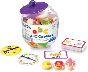 Learning Resources Goodie Games ABC Cookies, 4 Games in 1, Math Games for Kindergarten, Alphabet, Pre-Reading, Phonics, Ages 3 