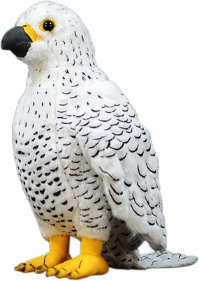lilizzhoumax Spear Falcon Plush Toy, 6.29inch Super Soft Realistic Spear Falcon Stuffed Animal Plush Toy Cute and Funny Simulated Bird Animal Party Home Decorations Children's Birthday Christmas