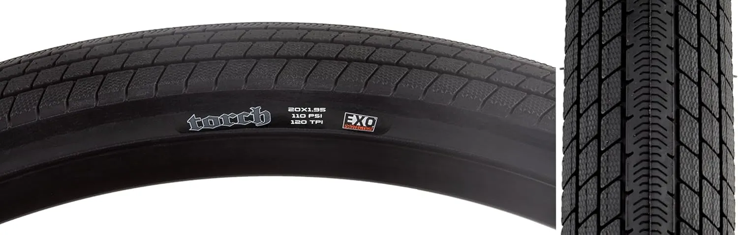 Maxxis Torch - Dual Compound - 20" - EXO - Tubeless | Lightweight Construction for BMX Or Trail Racing