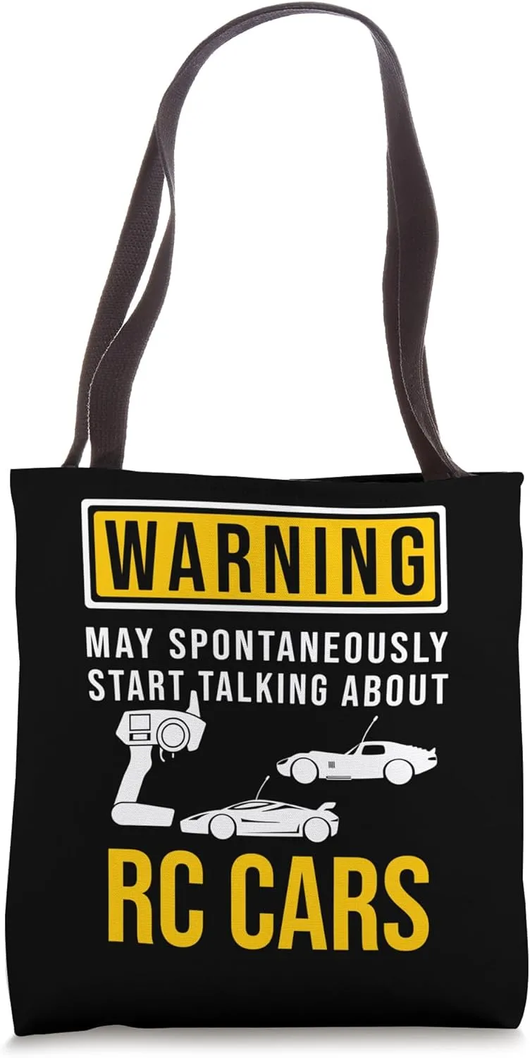 May Spontaneously Start Talking About RC Cars Tote Bag