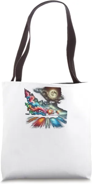 Midnight Drift Tote Bag