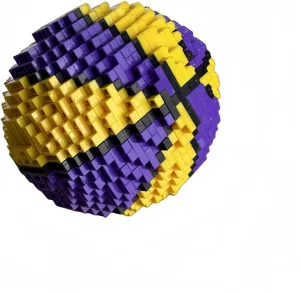 Mini Basketball Ball Building Set with 900  Micro Bricks - Ideal STEM Toys for Sports Enthusiasts' Achievements, Office & Home Decor, and Entertainment