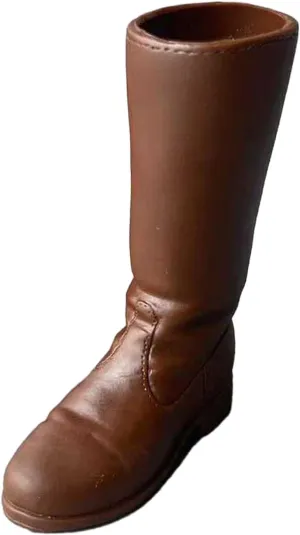 misppro 1:6 Scale Miniature Figurines Long Boots for Male Action Figures - Soft Rubber Material, 5.5cm Length, Collectible Accessory