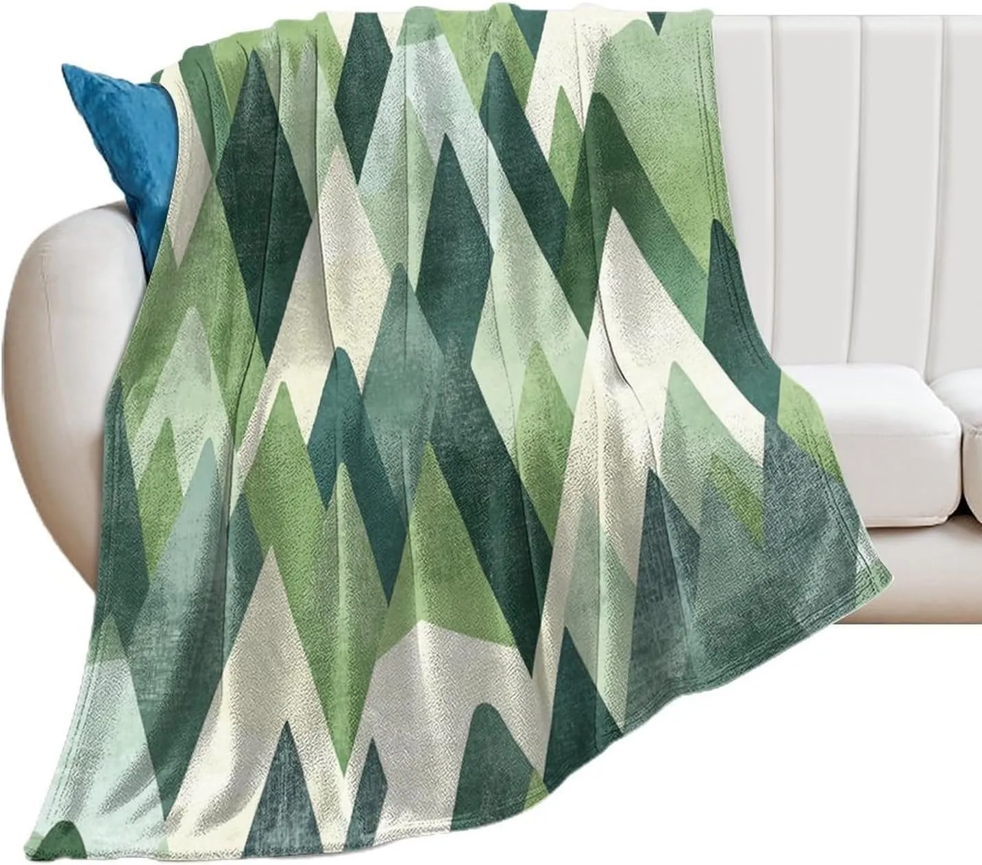 Mountain Forest Adventure Lake Camping Throw Blanket Gifts for Women 50"x60" Trees Natural Scenery Art Soft Cozy Flannel Fleece Throw Blanket for Bedding Novelty Gift Flannel Blanket