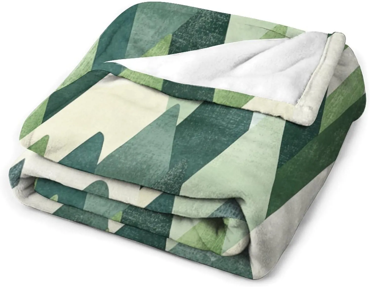 Mountain Forest Adventure Lake Camping Throw Blanket Gifts for Women 50"x60" Trees Natural Scenery Art Soft Cozy Flannel Fleece Throw Blanket for Bedding Novelty Gift Flannel Blanket