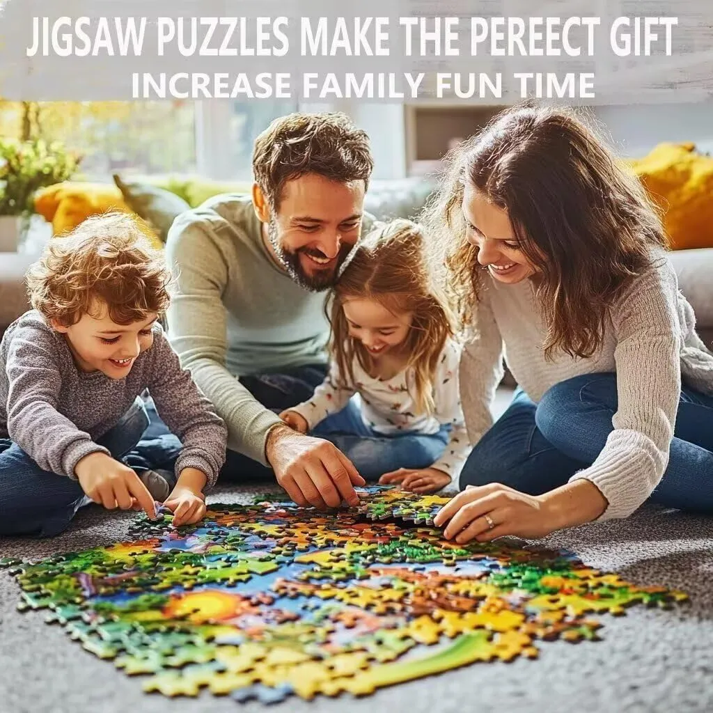 Multi Ed Fish Swarm Soft Coral in Tropical Reef 1000 Piece Wood Puzzle for Adults Kids Jigsaw Puzzles Educational Challenge DIY Toy Home Decoration