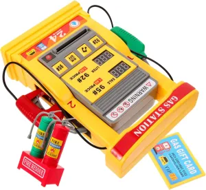 Multi-Function Set DIY Gas Station Kit Voice Prompt Math Skills for Creative Play