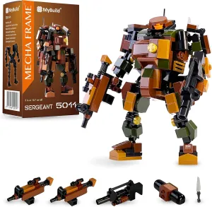 MyBuild Mecha Frame Sergeant 5011 - Sci-Fi Mech Toy Building Set Compatible with Other Major Brands