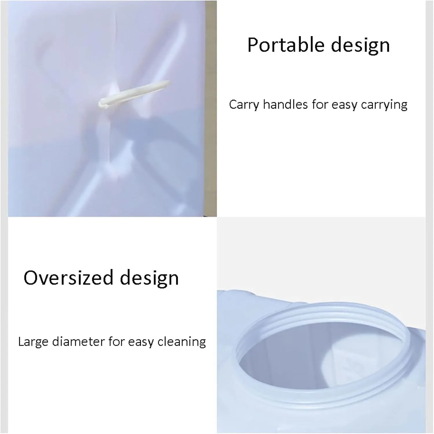 NAKAN Large Portable Water Container Plastics Water Container with Screw Cap Emergency Cube Water Carrier with Valve and Water Pipe for Outdoors Hiking Hurricane Emergency(Size:145L)