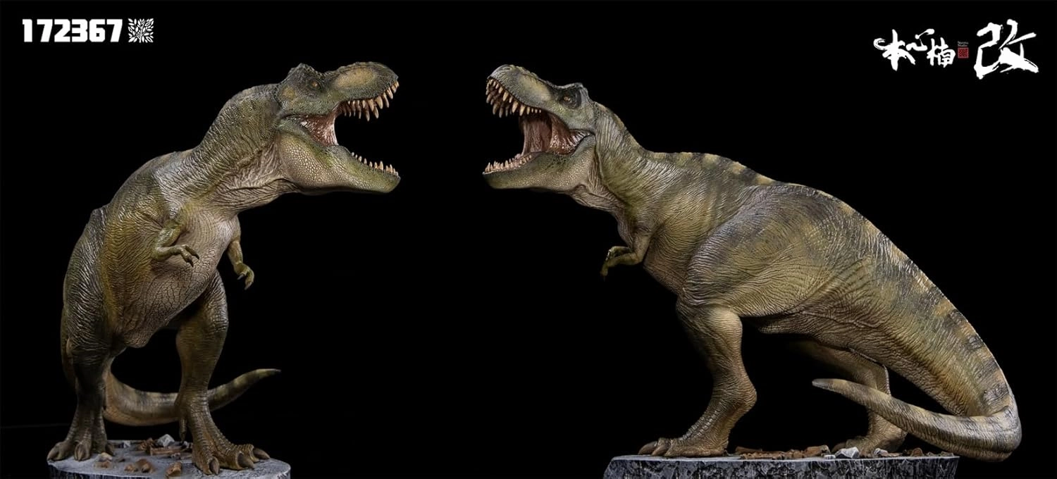 Nanmu Tyrannosaurus Alpha 2.0 Figure Dinosaur Collection Science Art PVC Model Wonderful Decoration Gift for Adult (172367DX)