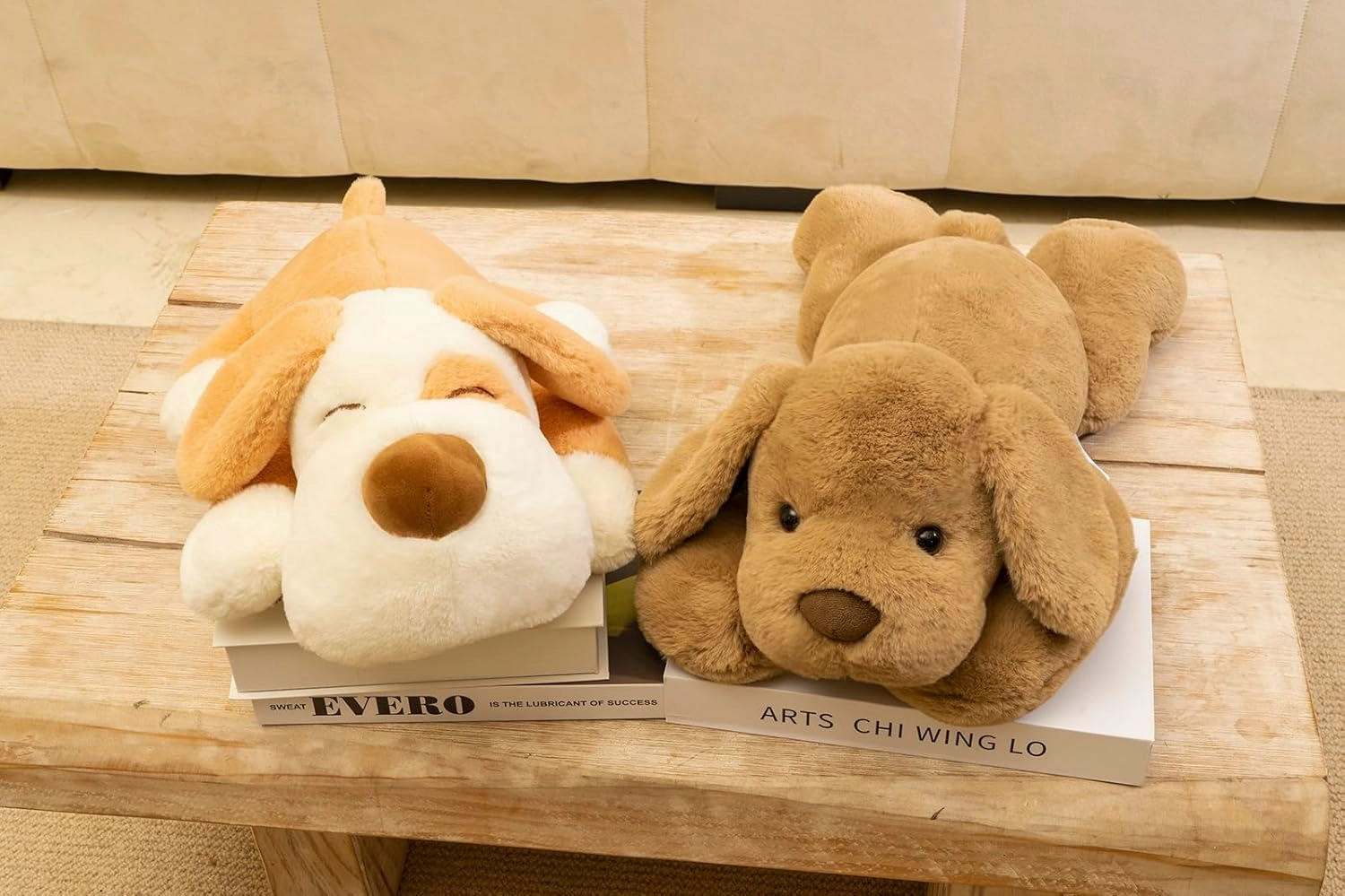 Niuniu Daddy 18" | 3 Pound Weighted Dog Stuffed Animal, Large Stuffed Puppy Plush Animals, Cute Dog Plush Toy Body Pillow, Plushies Gifts for Adults Kids Valentine Birthday Holidays Christmas