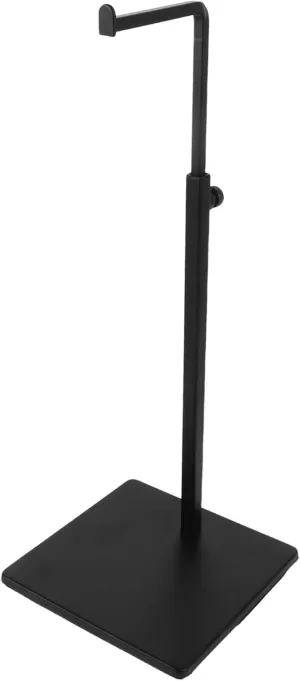 NUOBESTY Adjustable Miniature Display Stand Figures Black Sculpture Support Rack for Home Shop Birthday Party Favors Fine Stability Durable Materials