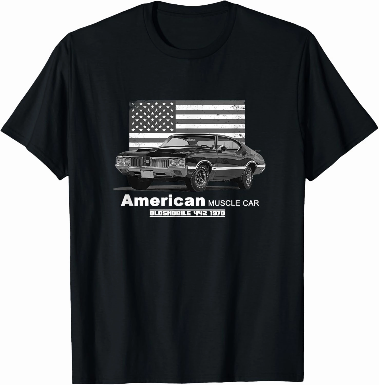 Oldsmobile 442 American Muscle Car 60s 70s Old is Gold T-Shirt