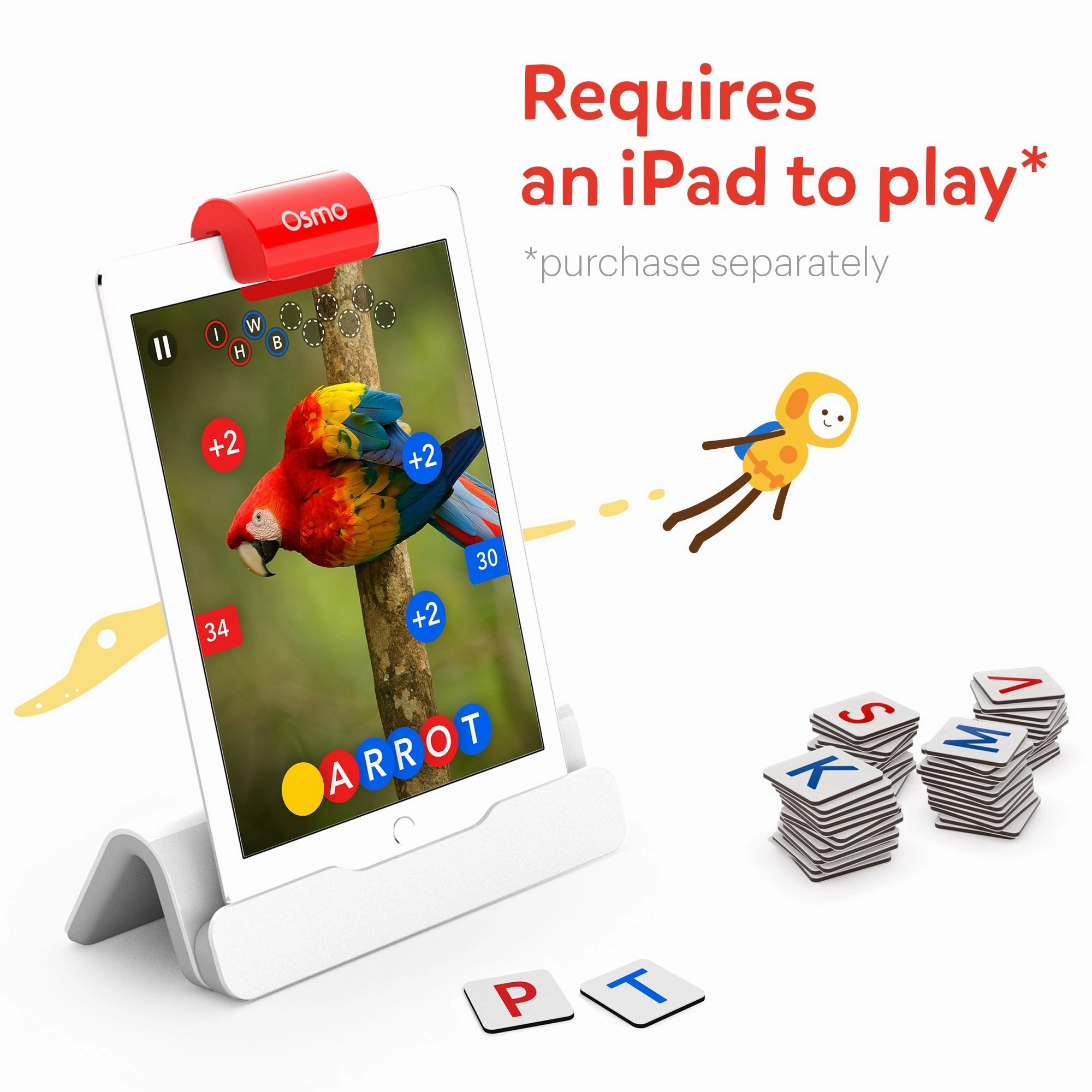 Osmo Genius Starter Kit for iPad for Ages 6-10 (Osmo Base included)