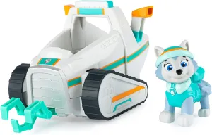 Paw Patrol, Everest’s Snow Plough Vehicle with Collectible Figure, for Kids Aged 3 and Up