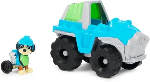 Paw Patrol – Pack Car Dino Rescue 15 cm and Figure Rex Toys – 6063452 – Toys Children 3 Years   – Gift Child 3 Years  