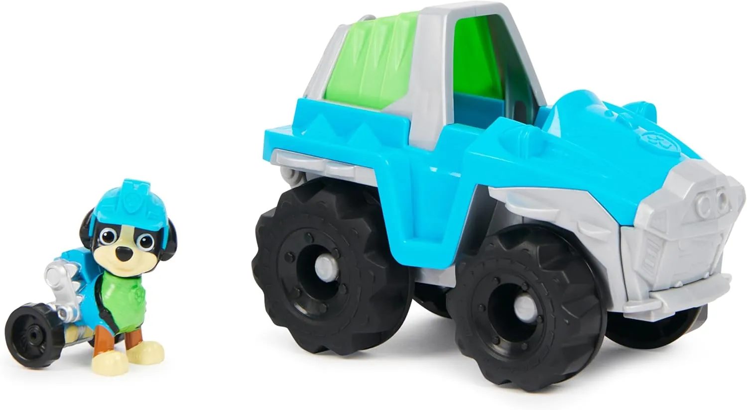 Paw Patrol – Pack Car Dino Rescue 15 cm and Figure Rex Toys – 6063452 – Toys Children 3 Years   – Gift Child 3 Years  