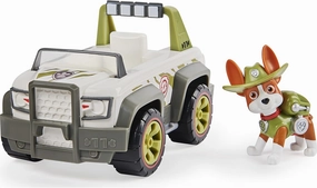 Paw Patrol, Tracker’s Jungle Cruiser Vehicle with Collectible Figure, for Kids Aged 3 and up