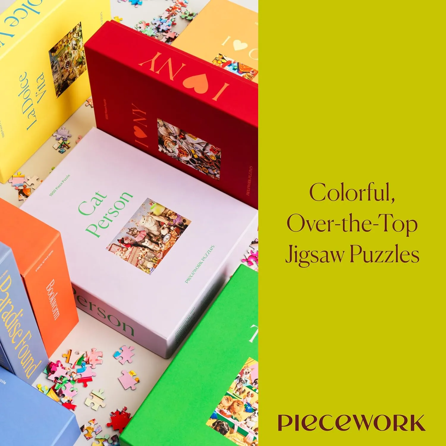 Piecework Top Dog 1000 Piece Puzzle for Adults, Challenging Jigsaw with Dogs and Baked Desserts Imagery, Soft-Touch Puzzle Gift - 19.25 x 26.6 inches