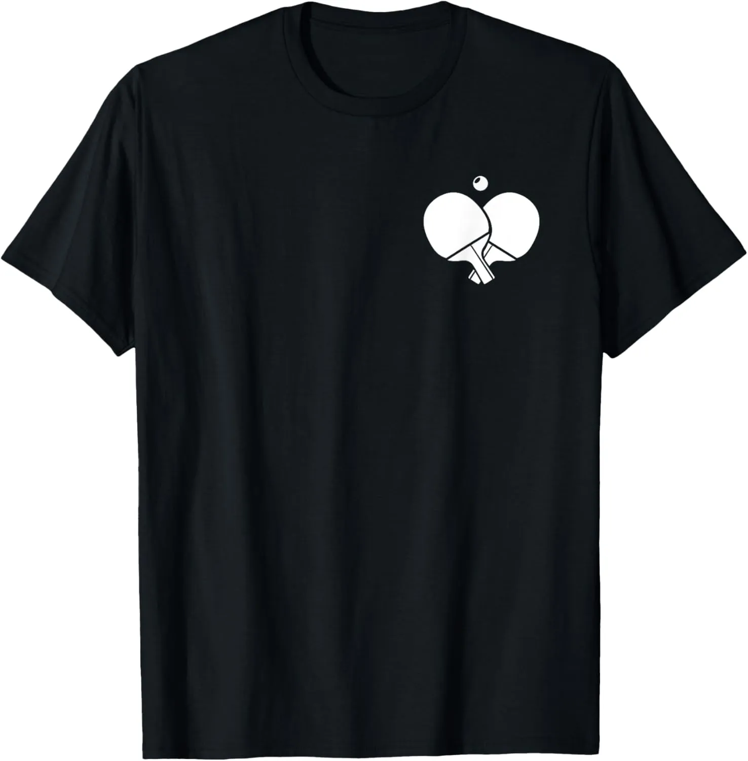 Ping Pong Logo Emblem Paddles Balls Table Tennis Ping Pong T-Shirt