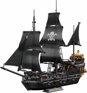 Pirate Ship Set Black Pearl Pirate Ship Mini Building Blocks Set（1424PCS） Building Set Model Toys Gifts for Kid and Adult，Interesting Gifts for MOC Pirate Ship Enthusiasts