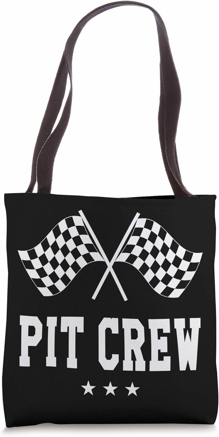 Pit Crew Racing Tote Bag