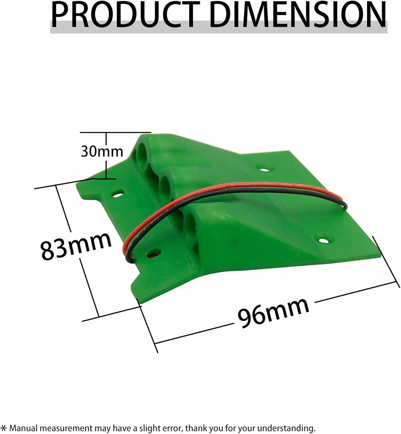 Plastic Top Roof Panel with LED Lights Kit for 1/5 Hpi RV Kingmotor Mcd GTB Racing Baja 5B 5T 5SC RC CAR Parts (Green)