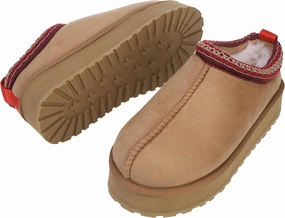 Platform Slippers, Mini Boots for Women Indoor Outdoor Anti-slip Slippers Womens Warm Fleece Lining Suede Leather Ankle Boots Slip On Hoese Shoes