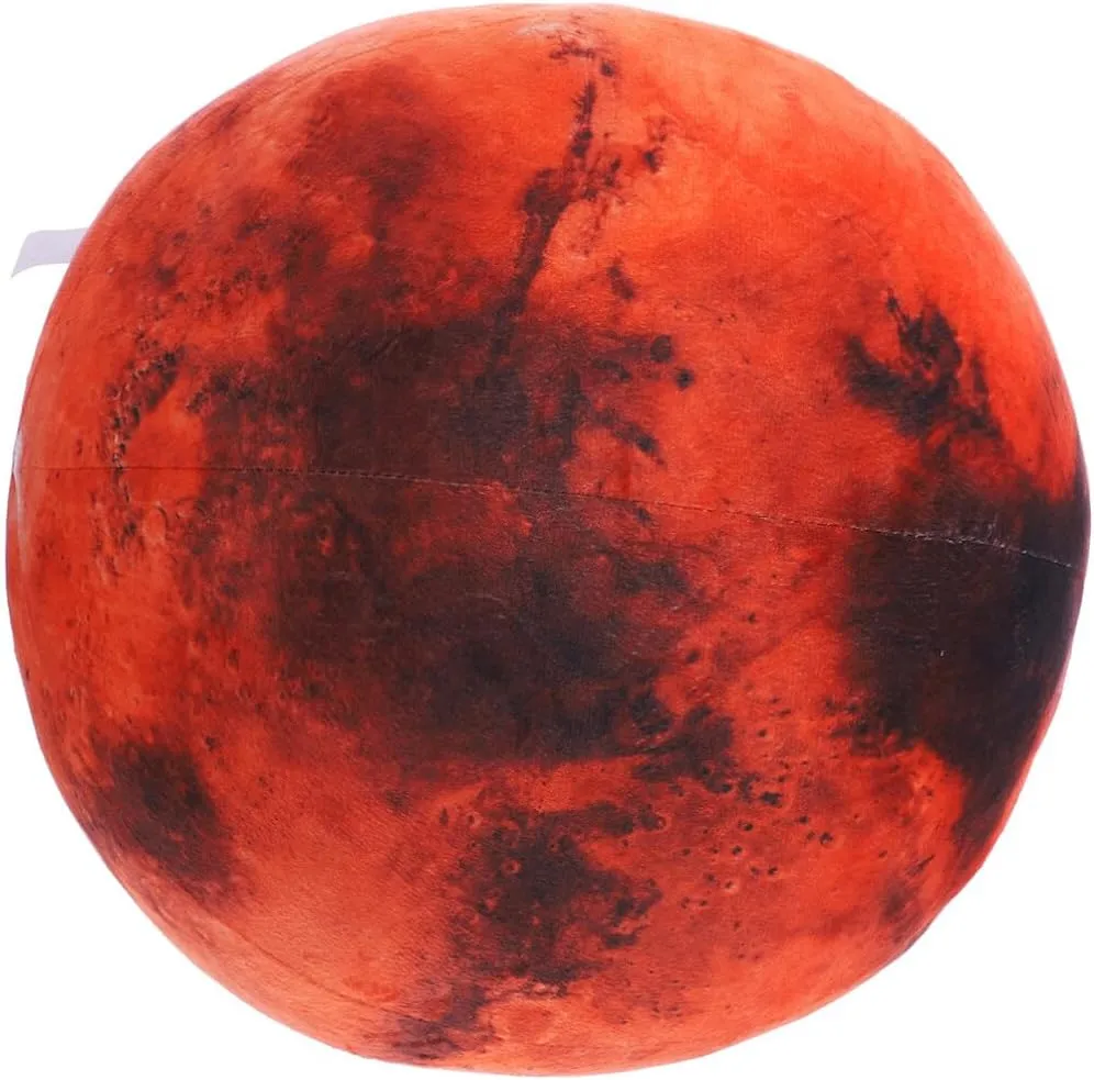 Plush Mars Ball Mars Planet Pillow Soft Plush Mars Ball Throw Pillow for Learning Educational for Kids