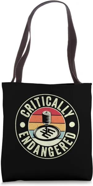 Racing Three Pedal Critically Endangered Manual Transmission Tote Bag