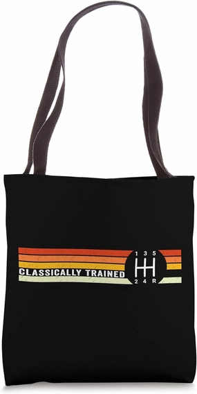 Racing Three Pedals Classically Trained Manual Transmission Tote Bag