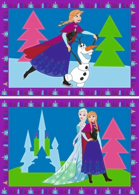 Ravensburger CreArt 27771 Frozen Painting by Numbers Disney Frozen for Children from 5 Years, Painting Set with Frame, Brush and Acrylic Paints, Gift for Girls and Boys