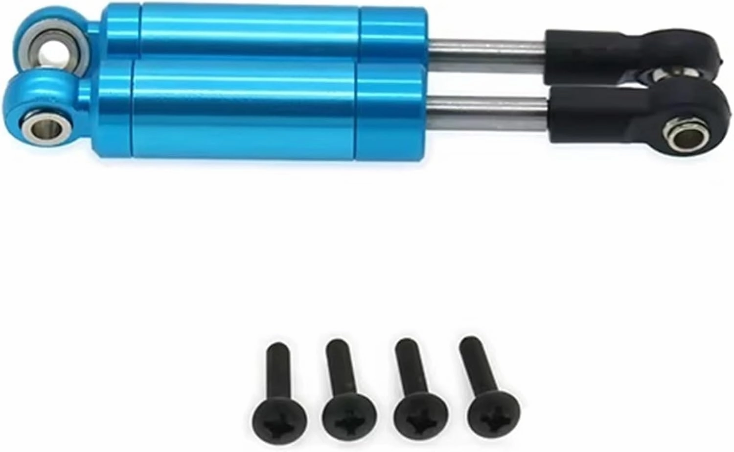 RC Car Shock Absorbers Compatible With Racing HM6094 BE6093Hopup 1/14 Rc Model Car Toy Parts 2PCS Front Shock Absorber Damper Oil Filled Type(Blue)