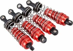 Rc Damper Shock Absorber For Wltoys 144001 4WD 1/14 4Pcs Metal Shock Absorber Damper RC Drift For Racing Car Parts And Accessories Upgrade Replacement And Use