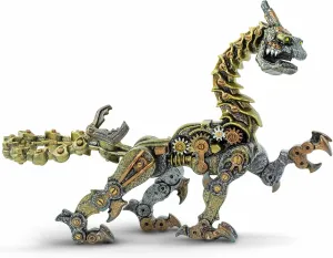 Safari Ltd. Steampunk Dragon Figurine - Detailed 7" Plastic Model Figure - Fun Fantasy Play Toy for Boys, Girls & Kids Ages 4 