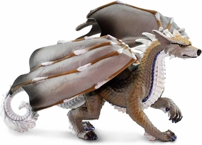 Safari Ltd. Wolf Dragon Figurine - Detailed 8" Plastic Model Figure - Fun Fantasy Play Toy for Boys, Girls, and Kids Ages 4 