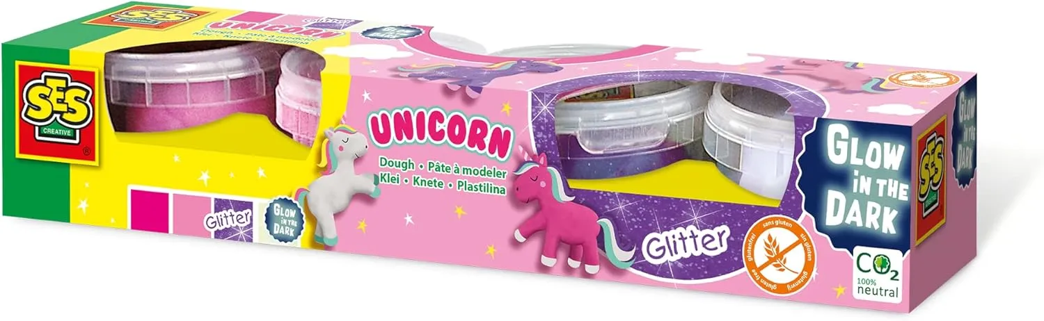SES Creative 00471 Dough Unicorn 4x90gr