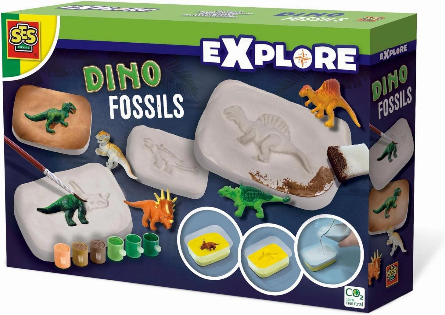 SES Creative 25077 Dino Fossils, Medium