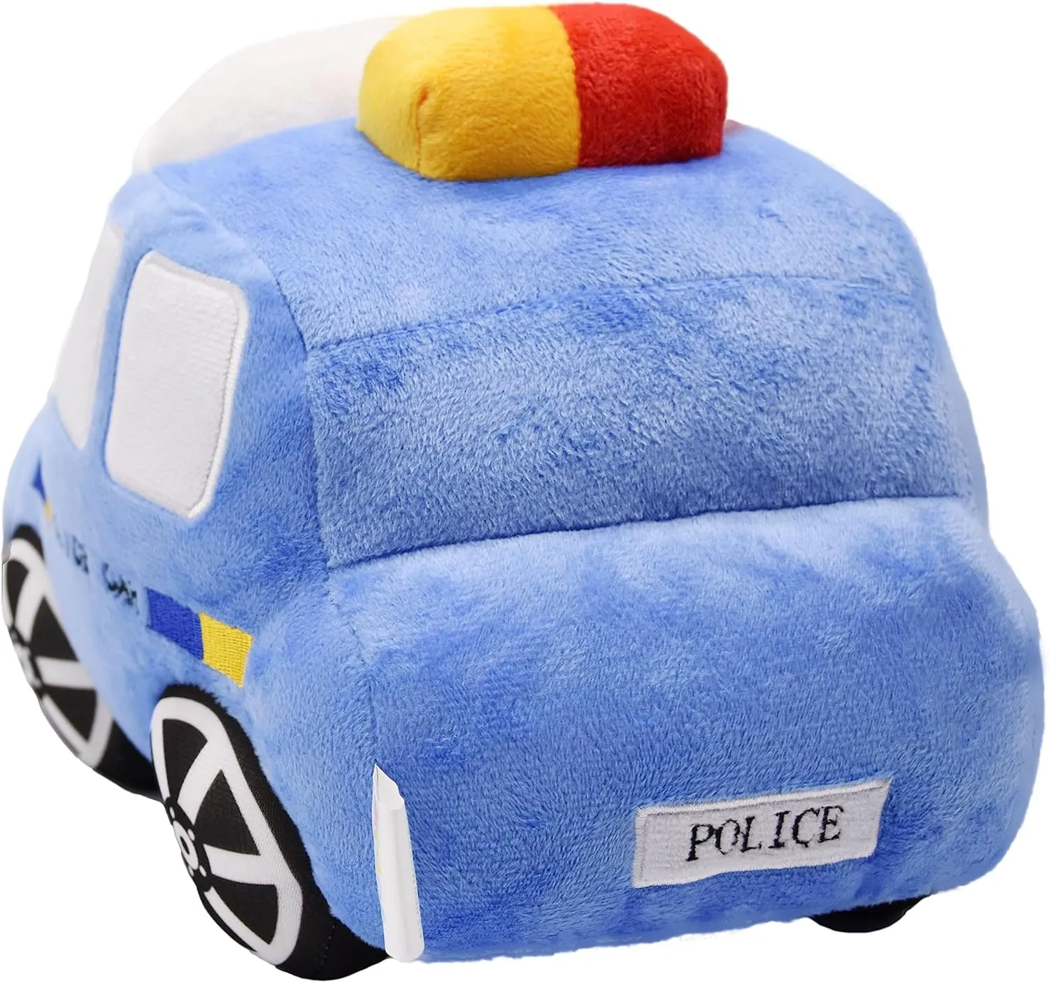 Soft Plush Police Car Stuffed Toy Super Cute Blue Squad Cars Plushie Excellent Gifts for Kids or Birthday Party 11 Inches (Police Car)